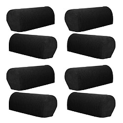 ensemble de 8 accoudoirs de sofa de meubles de flanelle couvre protecteurs