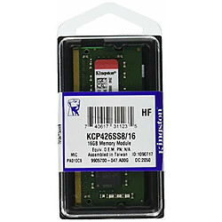 Avis Mémoire RAM Kingston KCP426SS8/16 16 GB DDR4