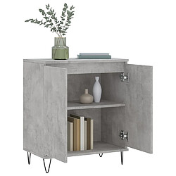 Acheter Maison Chic Buffet,Meuble de Rangement,commode pour salon,Cuisine Gris béton 60x35x70 cm Bois d'ingénierie -MN79338