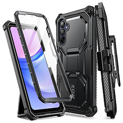 I-Blason Coque Carbone pour Samsung Galaxy A15 Protection Intégrale Antichoc Noir 