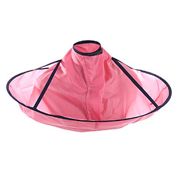 Pro Coupe Cheveux Cape Attrape Cheveux Coiffure Parapluie Cape Kit Rose