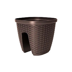 EMSA Pot pour balustrade CASA MESH 30 x 30 cm - Moka