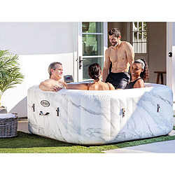 Spa gonflable PureSpa Calacatta carré Bulles 4 places / Intex