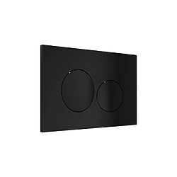 Acheter Vente-Unique Pack WC suspendu noir mat avec bâti-support et plaque de déclenchement - JAVOINE