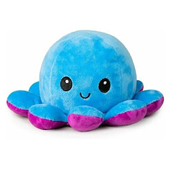 Universal La pieuvre en peluche est réversible, mignonne, retournée, jouets doux, cadeaux, joie et tristesse (bleu et violet).