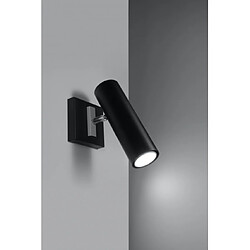 Avis Luminaire Center Applique murale DIREZIONE acier noir 1 ampoule