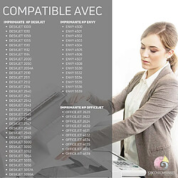 Avis 123CONSOMMABLES - 301XL Cartouches d'encre Remplacement pour HP 301 XL Noir et Couleur Grande Capacité Encre pour HP Envy 4500 4507 5530,DeskJet 1000 1510 2540 3050,OfficeJet 2620 2622 4630