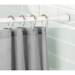 InterDesign Barre télescopique pour rideau de douche blanc 127 x 2.29 cm