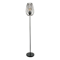 LEITMOTIV Lampadaire filaire en fer Lucid Noir.