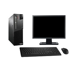 PC Lenovo M93p SFF Ecran 22" Intel i7-4770 RAM 32Go Disque 1To Windows 10 Wifi