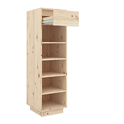 Acheter vidaXL Armoire à chaussures 30x34x105 cm bois de pin massif