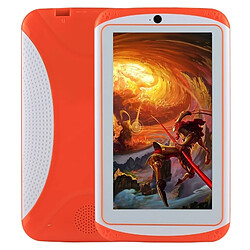 Wewoo Tablette enfant 7 pouces Orange 512 Mo+ 4 Go, Android 4.4 Allwinner A33 Quad Core, WiFi / Bluetooth, avec étui en silicone Tablette Tactile