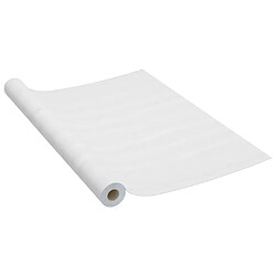 Decoshop26 Film autoadhésif pour meubles Bois blanc 500x90 cm PVC DEC022133