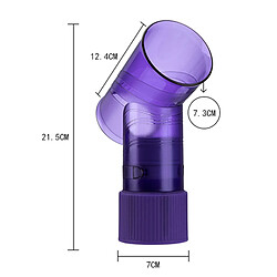 Sèche-cheveux Wind Curl Diffuser Salon Hair Roller Drying Cap Purple