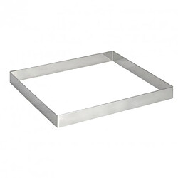 Cercle à tarte carré inox De Buyer 80x20mm -