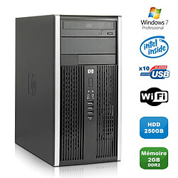 PC HP Compaq 6000 Pro MT Intel E3400 2,6GHz 2Go DDR2 250Go WIFI Windows 7 Pro · Occasion 