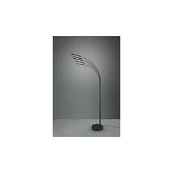 Lumière Lampadaire Reed Modern à 5 bras multiples, noir mat, 3000K 