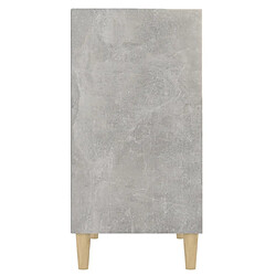 Maison Chic Buffet,Meuble de Rangement,commode pour salon,Cuisine Gris béton 57x35x70 cm Aggloméré -MN69986 pas cher