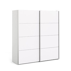 Webmarketpoint Armoire blanche Verona avec portes coulissantes CM.182 