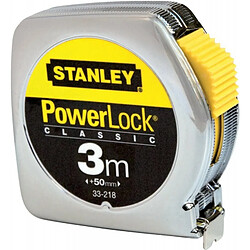 Stanley MESURE 3M X 12,7MM POWERLOCK CLASSIC MET