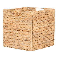 House Nordic Panier pliable en jacinthe d'eau 30 x 30 x 30 cm 