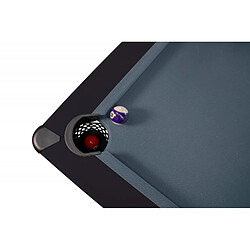 Play4Fun Billard Américain HARMONY 6Ft - 206,5 x 116,5 x 80 cm avec accessoires et plateau dînatoire - Couleur Noir pas cher