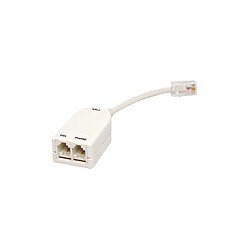 MOOOV Filtre ADSL de ligne 1 RJ45 / 2 RJ11