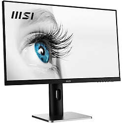 MSI Pro MP273QPDE computer monitor MSI Pro MP273QPDE écran plat de PC 68,6 cm (27") 2560 x 1440 pixels Wide Quad HD LED Noir, Argent