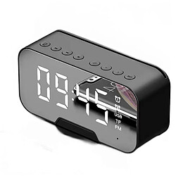 Universal Haut-parleur portable sans fil Bluetooth 5.0 Haut-parleur stéréo ultra-bas à colonne avec réveil TF Récepteur FM