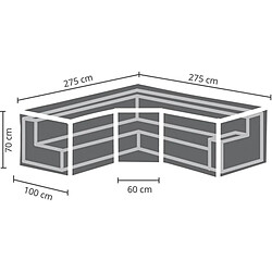 Perel Housse D'Extérieur Pour Salon De Jardin - Trapèze
