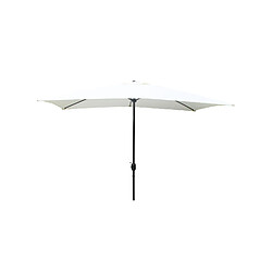 Concept Usine Parasol droit rectangulaire 2,93 x 1,93 m écru SPEZIA