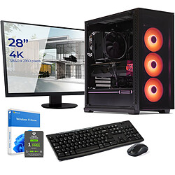 Sedatech Pack Workstation • AMD Ryzen 9 7950X • RTX4090 • 64 Go DDR5 • 1To SSD M.2 • 3To HDD • Windows 11 • Moniteur 28"