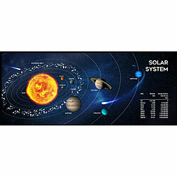 Tapis de Souris GEMBIRD MP-SOLARSYSTEM-XL-01 Noir