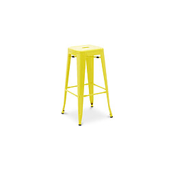 ICONIK INTERIOR Tabouret de bar - Design industriel - 76cm - Stylix Vert pastel