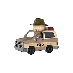 FUNKO - Figurine Funko Dorbz RIDEZ: Stranger Things - Hopper & Sheriff Deputy Truck