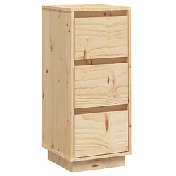 Maison Chic Buffet,Meuble de Rangement,commode pour salon,Cuisine 32x34x75 cm Bois massif de pin -MN33096