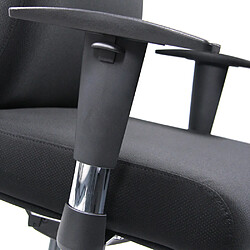 Chaise de bureau / Fauteuil de direction FORCOM Tissu Noir hjh OFFICE