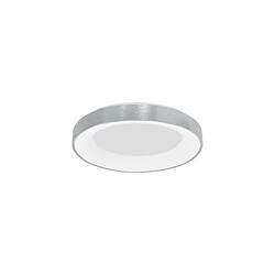 NOVA LUCE Plafonnier RANDO THIN Argent Brossé LED 50 W