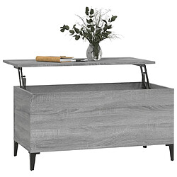 Acheter vidaXL Table basse Sonoma gris 90x44,5x45 cm Bois d'ingénierie