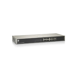 LevelOne GSW-1657 - Switch 16 ports 10/100/1000 Mo/s - rackable 19"" - Gigabit