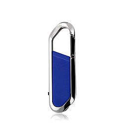 Wewoo Clé USB MicroDrive 128 Go USB 2.0 Créatif Mousqueton en métal USB U Disk Bleu 