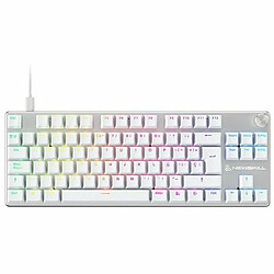 Clavier pour jeu Newskill Serike V2 Espagnol Qwerty Blanc 