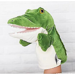 Universal Animal en peluche Crocodile Alligator Hand Puppet Puppets Kids Cute Soft Toy Story Fitend jouer des poupées 