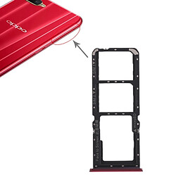 Acheter Wewoo 3 x Plateau pour carte SIM + pour Micro SD pour OPPO K1 (Rouge)