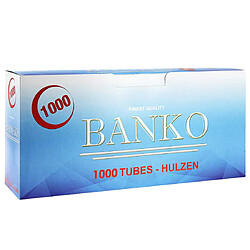 Banko Filtres Et Tubes Tubes à cigarettes Banko par 1000