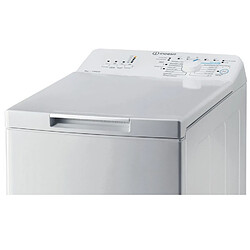 Lave-linge top 5kg 1000 tours/min - btwl50300frn - INDESIT pas cher