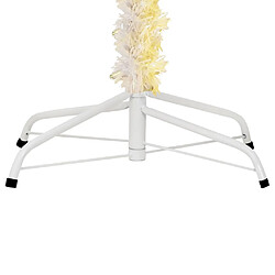 Acheter vidaXL Sapin de Noël artificiel pointes iridescentes Blanc 180 cm PVC