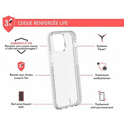 Force Case Coque Renforcée pour iPhone 13 mini LIFE Transparent