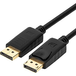 Unitek DisplayPort - DisplayPort 2m noir (Y-C608BK) Unitek DisplayPort - Câble DisplayPort 2m noir (Y-C608BK)