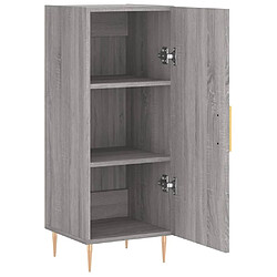 Maison Chic Buffet,Meuble de Rangement,commode pour salon,Cuisine Sonoma gris 34,5x34x90 cm Bois d'ingénierie -MN40055 pas cher